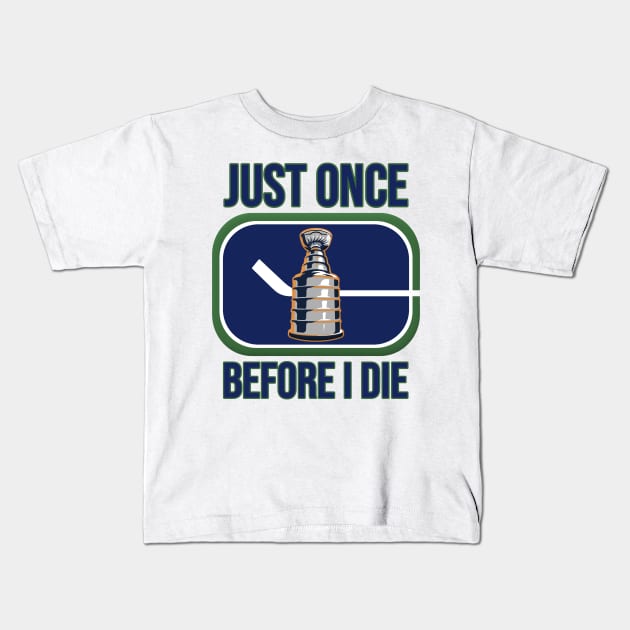 Just once, please.. Kids T-Shirt by INLE Designs